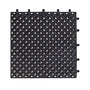 Superior Manufacturing 12" X 12" Black PVC NoTrax® Modular Lok-Tyle™ Anti Fatigue Floor Mat