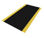 Superior Manufacturing 3' X 75' Black With Yellow Edge PVC NoTrax® Non-Conductive Switchboard Anti-Fatigue Matting