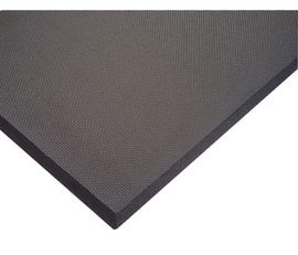 Superior Manufacturing 3' X 6' Black PVC Nitrile Foam NoTrax® Superfoam™ Anti Fatigue Floor Mat