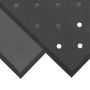 Superior Manufacturing 3' X 8' Black PVC Nitrile Foam Notrax® Anti-Fatigue Floor Mat