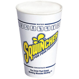 Sqwincher® 12 Ounce White Waxed Paper Cup (100 Cups Per Tube)