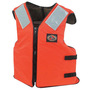 Ship Mate™ II Orange Adult Nylon Vest with Vision® Zipper (6 Per Case)