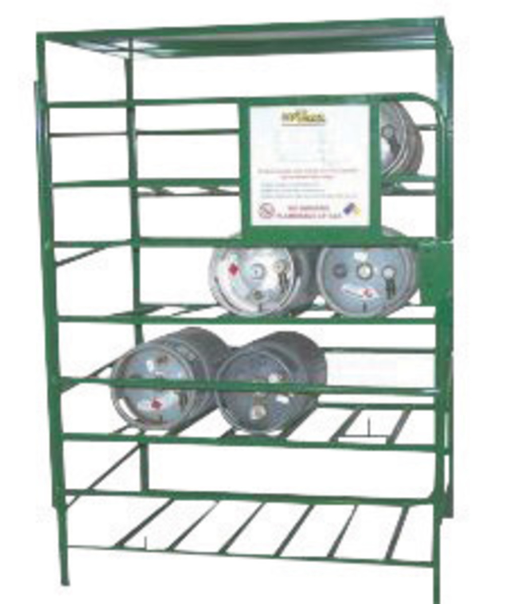 Airgas - STCSTS-9 - Saf-T-Cart Steel 9 Cylinder Cage