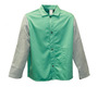 Stanco Safety Products™ Small Green Cotton Flame Resistant Jacket With Snap Closure