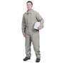 Stanco Safety Products™ 2X Gray Indura® Flame Retardant Coveralls With Front Zipper Closure