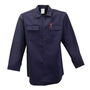 Stanco Safety Products™ 3X Navy Blue Nomex® IIIA Arc Rated Flame Resistant Shirt With Button Closure And 1 (4.8 cal/sq-cm)