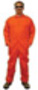 Stanco Safety Products™ Small Orange Nomex® IIIA Flame Retardant Coveralls With Front Zipper Closure