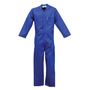 Stanco Safety Products™ Large Royal Blue Indura® UltraSoft® Arc Rated Flame Resistant Coveralls With Front Zipper Closure