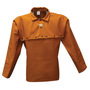 Stanco Safety Products™ Medium Brown Cotton Flame Resistant Cape Sleeve With Snap Closure