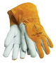 Tillman® Medium Brown Top Grain Goatskin Fleece Lined Standard Grade MIG Welders Gloves With Straight Thumb, 3 1/2