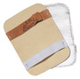 Tillman® 5 1/2" X 7 1/2" Silver/Tan Aluminized Rayon/Goldengard® Heat Resistant Backhand Pad