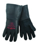 Tillman® Large Black Elkskin Cotton/Foam Lined Welders Gloves With Top Grain Elkskin Cuff And Kevlar® Thread Locking Stitch (Carded)