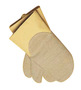 Tillman® X-Large 14" Gold 22 Ounce PBI®/Kevlar® Heat Resistant Gloves With Gauntlet Cuff, Wool Lining And Wing Thumb