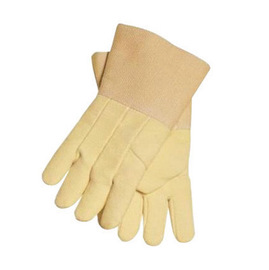 Tillman® X-Large 14" Yellow Flextra® Heat Resistant Gloves With Gauntlet Cuff, Felt Lining And Wing Thumb