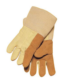 Tillman® X-Large 14" Brown 22 Ounce Flextra® Heat Resistant Gloves With Gauntlet Cuff, Wool Lining And Wing Thumb