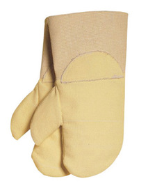 Tillman® X-Large 14" Gold 24 Ounce Flextra® Heat Resistant Mittens With Wool Lining And Wing Thumb