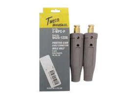 Tweco® Weldskill® 2-WPC Zinc Plated Cable Connector Set For 1/0 - 3/0 Cable