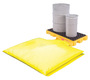 UltraTech 52" X 30 1/2 X 5 3/4" Ultra-Spill Decks P2 Bladder System Yellow Polyethylene  Stops Aggressive Chemicals/Oil/Water