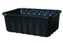 UltraTech 87" X 62" 1/4" X 32" 3/4" Ultra-550 Containment Sump® Black Polyethylene Spill Containment Sump