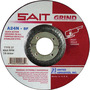 United Abrasives/SAIT 5" X 1/4" X 7/8"  24 Grit Aluminum Oxide Type 27 Grinding Wheel