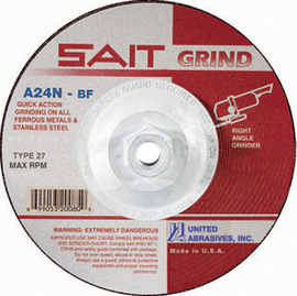 United Abrasives-SAIT 35400 80X 6A 5 PSA Disc