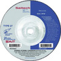 United Abrasives 7" X 1/4" X 5/8" - 11 Saitech Attacker ® Ceramic Aluminum Oxide Type 27 Grinding Wheel
