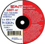 United Abrasives/SAIT 3" X .035" X 1/4"  60 Grit Aluminum Oxide Type 1 Cut Off Wheel