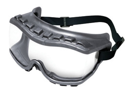 Honeywell Uvex Strategy® Chemical Splash Impact Over The Glasses Goggles With Gray Frame And Clear Anti-Fog Lens