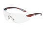 Honeywell Uvex Ignite™ Metallic Red Safety Glasses With Clear Polycarbonate Anti-Scratch/Hard Coat Lens