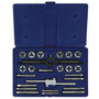 IRWIN® Hanson® High Carbon Steel Combination Set (Includes (10) Fractional 1/4 in - 20 NC thru 1/2 in - 20 NF Tap Size Die, Pipe 1/8 in - 27 NPT Size Die, 1" Hex Die Size Die, Handle Size Die And Tap Wrench And Plastic Case) (24 Piece)
