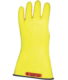 Salisbury by Honeywell Size 9 Blue And Yellow Rubber Class 0 Linesmens Gloves