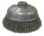 Weiler® 5" X 5/8" - 11 Mighty-Mite™ Steel Crimped Wire Cup Brush
