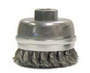 Weiler® 2 3/4" X 5/8" - 11 Steel Knot Wire Cup Brush