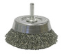 Weiler® 2 3/4" X 1/4" Steel Crimped Wire Cup Brush