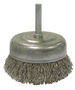 Weiler® 2 1/2" X 1/4" Dualife™ Stainless Steel Crimped Wire Cup Brush