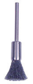 Weiler® 3/16" X 1/8" Stainless Steel Crimped Wire Miniature End Brush