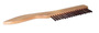 Weiler® 5" Stainless Steel Scratch Brush With Shoe Handle Handle