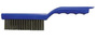 Weiler® 5" Stainless Steel Scratch Brush With Plastic Shoe Handle Handle