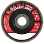 Weiler® Tiger® Ceramic 4 1/2" X 5/8" - 11" 60 Grit Type 29 Flap Disc