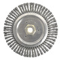 Weiler® 6" X 5/8" - 11 Dually™ Steel Knot Wire Wheel Brush