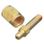 Western CGA-347 0.830" - 14 NGO Female RH Brass 3001 - 5500 psig Regulator Inlet Nut (For Wrench Flats)