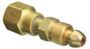 Western CGA-500 X CGA-580 Brass Cylinder To Regulator Adapter