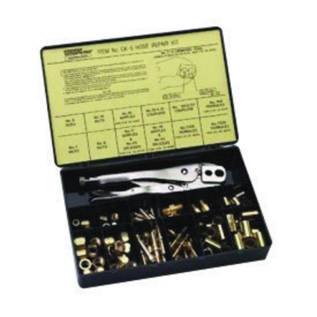 WELDING HOSE REPAIR KIT B SIZE HOSE FITTINGS FOR 1/4 & 3/16 ID HOSE RK-24 Superior Products Western CK-24 