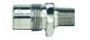 Western 1/4" NPT Male DISS 1120 - A 3/4" - 16 UNF Chrome Plated Brass 200 psi Body Adapter