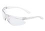 Honeywell Sperian A400 Wilson® Wrap-Around Clear Ice Safety Glasses With Gray Polycarbonate Anti-Scratch/Mirror/Hard Coat/Indoor/Outdoor Lens