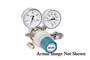 Airgas® Two Stage Brass 0-50 psi General Purpose Cylinder Regulator CGA-580