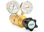 Airgas® Brass LaserPLUS™ Dome-Loaded High Flow Cylinder Regulator 0-500 PSI Delivery