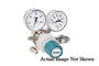 Airgas® Two Stage Brass 0-50 psi General Purpose Cylinder Regulator CGA-320