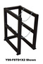 Airgas® Double Cylinder 11-Gauge Steel Tube Style Support Rack With 2 Welded Chain Restraints Per Cylinder