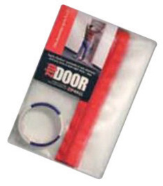 ZipWall® ZipDoor™ Standard Zipper Door Kit (Roll Tape, 2 Pre-Installed Zippers)